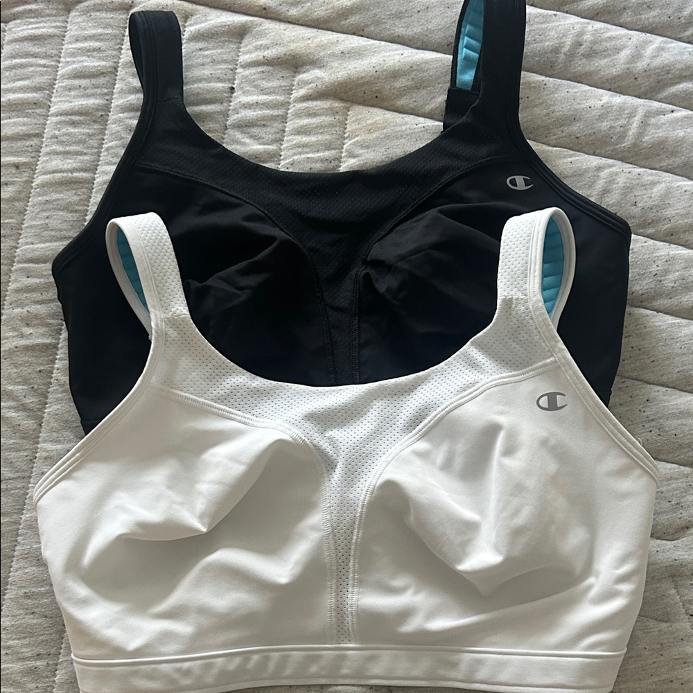 Champion Women’s Sports Bra Duo — Black & White